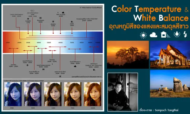 Color temperature & White Balance อุณหภูมิสีของแสงและสมดุลสีขาว