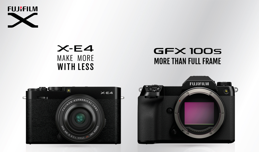 ฟูจิฟิล์มเดินหน้าลุยตลาดกล้องไฮเอนด์ เปิดตัว GFX100S และ X-E4