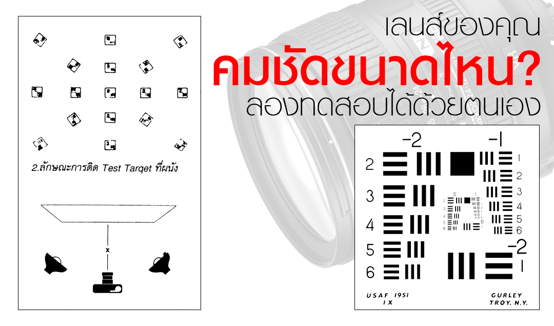 เลนส์ของคุณ คมชัดขนาดไหน?